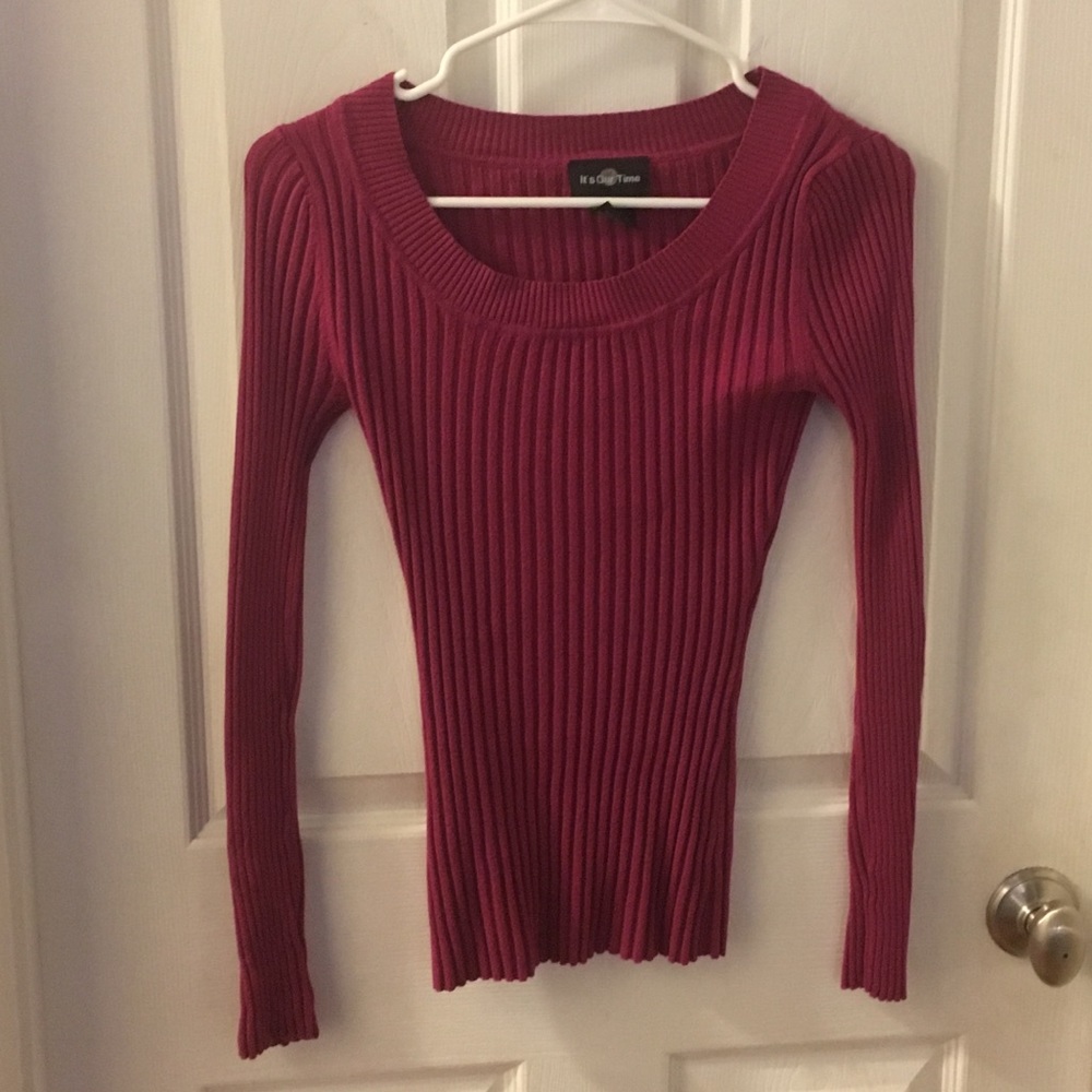 Reddish Purple sweater